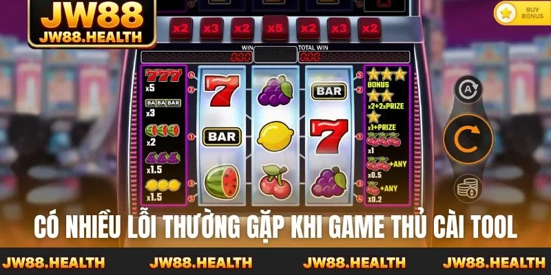 Có nhiều lỗi thường gặp khi game thủ cài tool