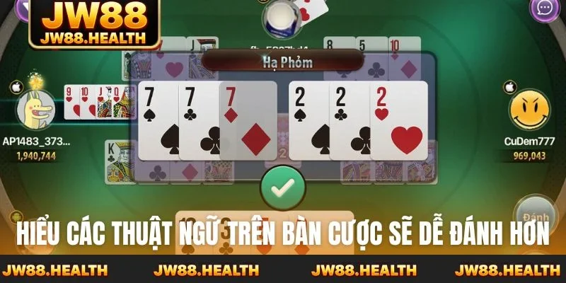 Hiểu các thuật ngữ trên bàn cược sẽ dễ đánh hơn